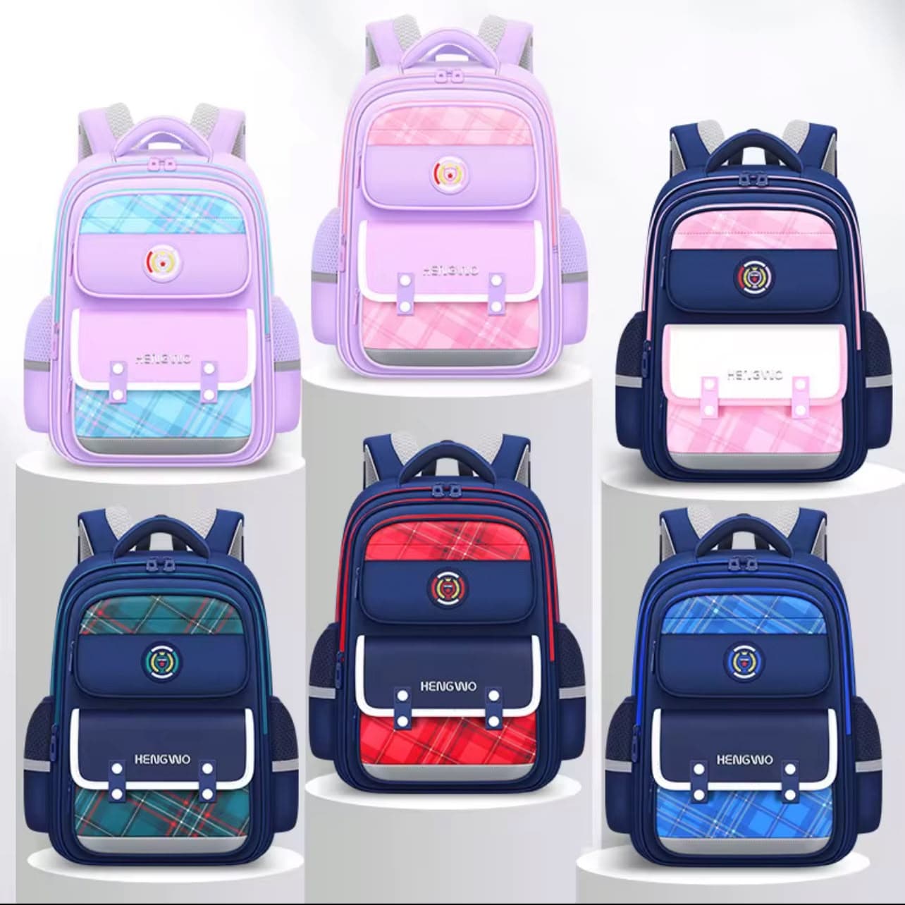 Premium Oxford Waterproof Kids School Backpack – Large Capacity Multi-Compartment Bag